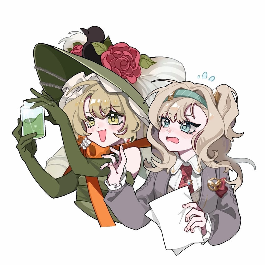 matilda bouanich and sotheby (reverse:1999) drawn by mangguo_jun