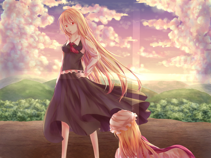 yakumo yukari and rumia (touhou and 1 more) drawn by chu_qing
