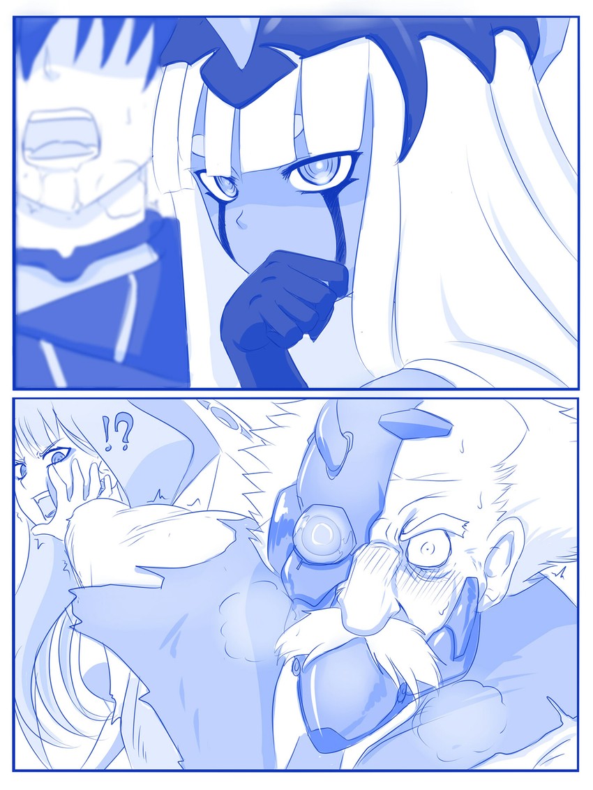 zero two, hiro, 001, and dr. franxx (darling in the franxx) drawn by viperxtr