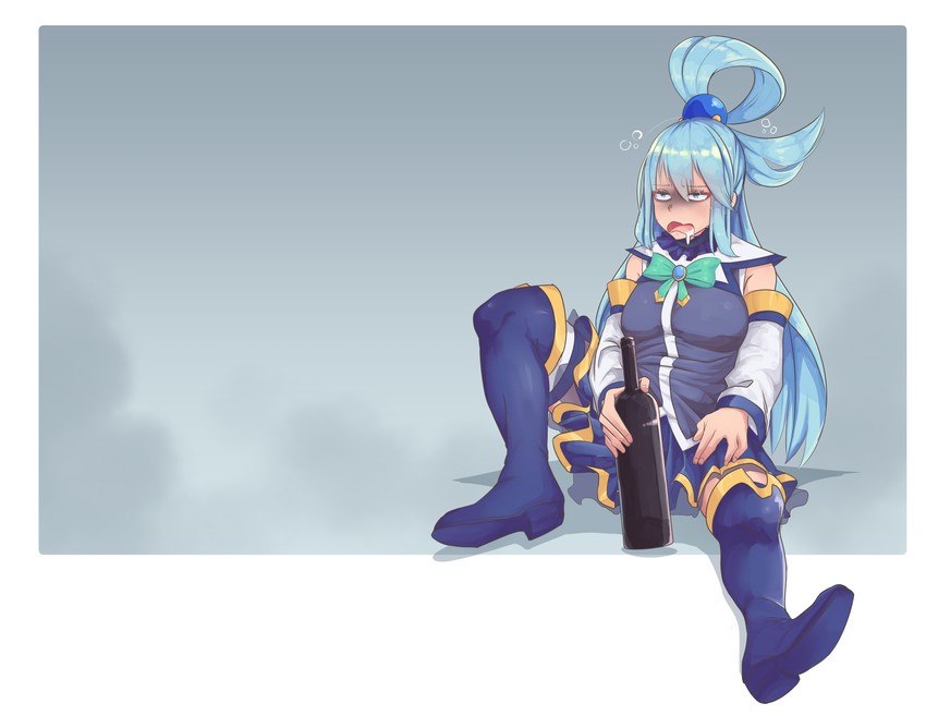 aqua (kono subarashii sekai ni shukufuku wo!) drawn by kobi420