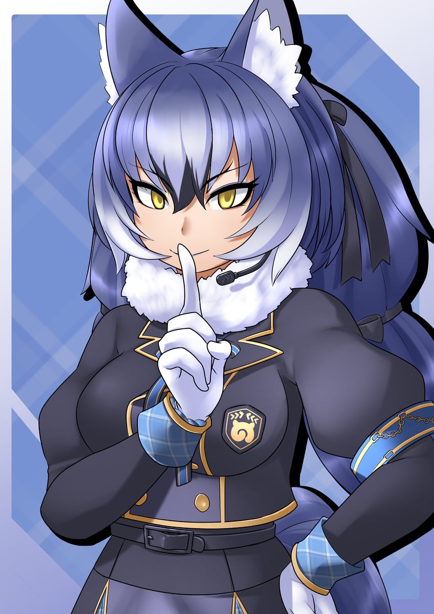 dire wolf (kemono friends and 1 more) drawn by kawanami_eito