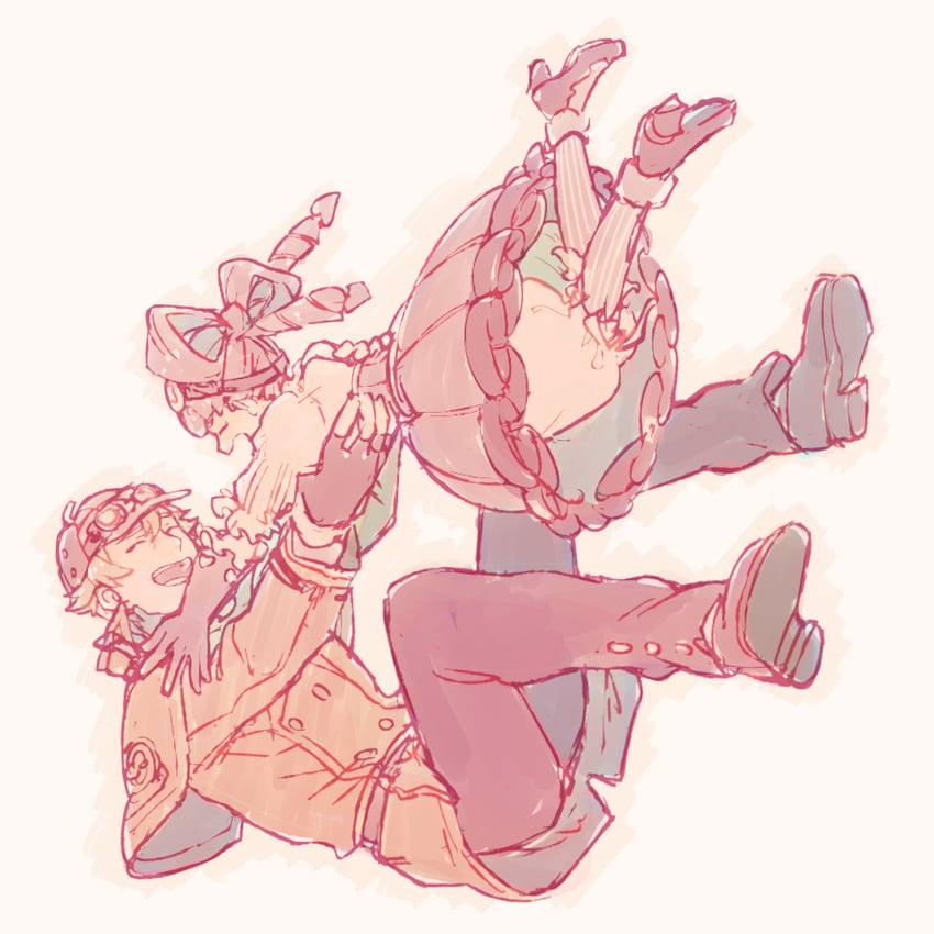 herlock sholmes and iris wilson (ace attorney and 1 more) drawn by kokomi
