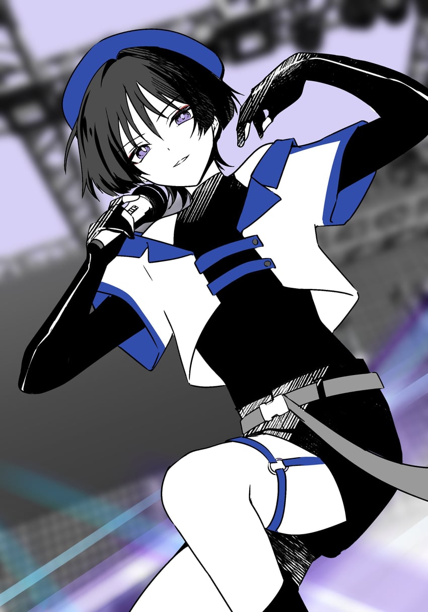 scaramouche and wanderer (genshin impact) drawn by rrr_gns_(riuriu_1212)