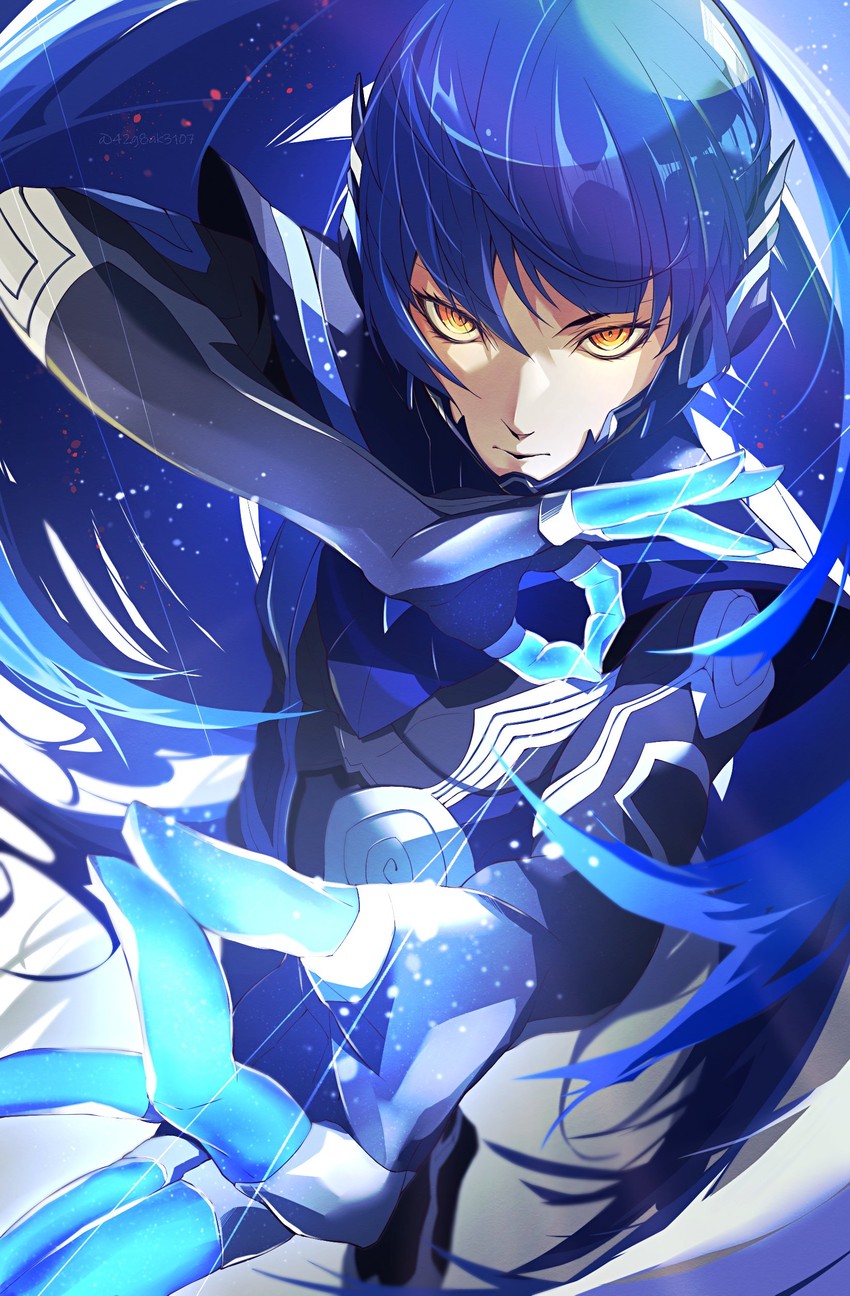 protagonist (shin megami tensei and 1 more) drawn by kiriko_(42g8ak3107)