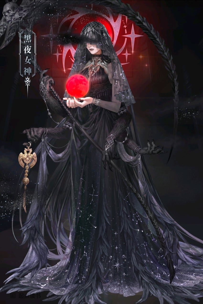 evernight goddess (lord of the mysteries) drawn by ke_shi_wo_bu_hui_hua_hua