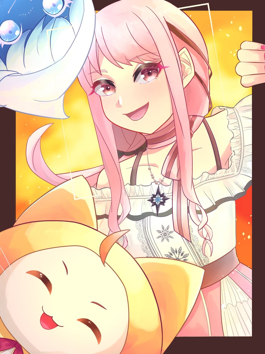 nikki, momo, perfect start, and giroda (nikki and 1 more) drawn by 84b_at