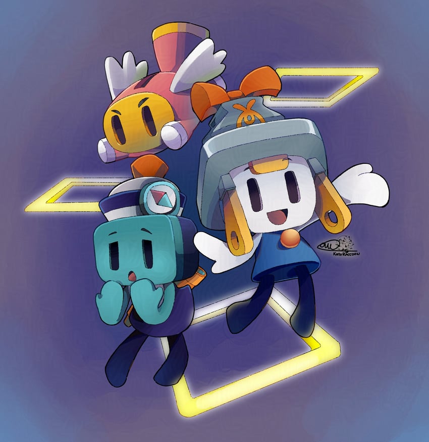 connie, snoutlet, and arc (mario and 2 more) drawn by kato_raccoon