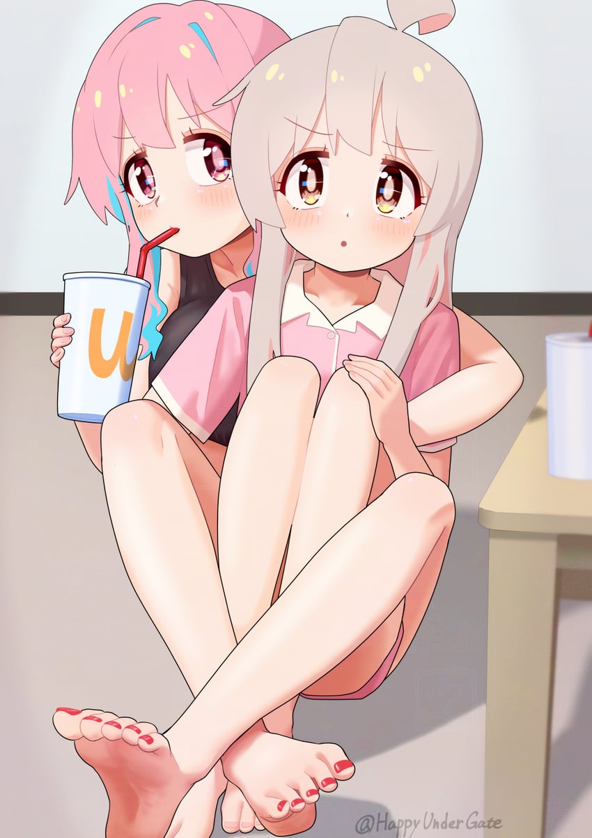 oyama mahiro and hozuki kaede (onii-chan wa oshimai!) drawn by happyundergate
