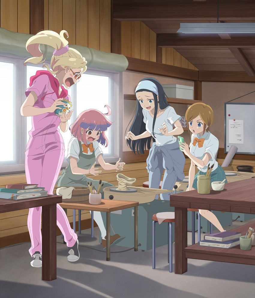 toyokawa himeno, kukuri mika, naruse naoko, and aoki tooko (yakunara mug cup mo)