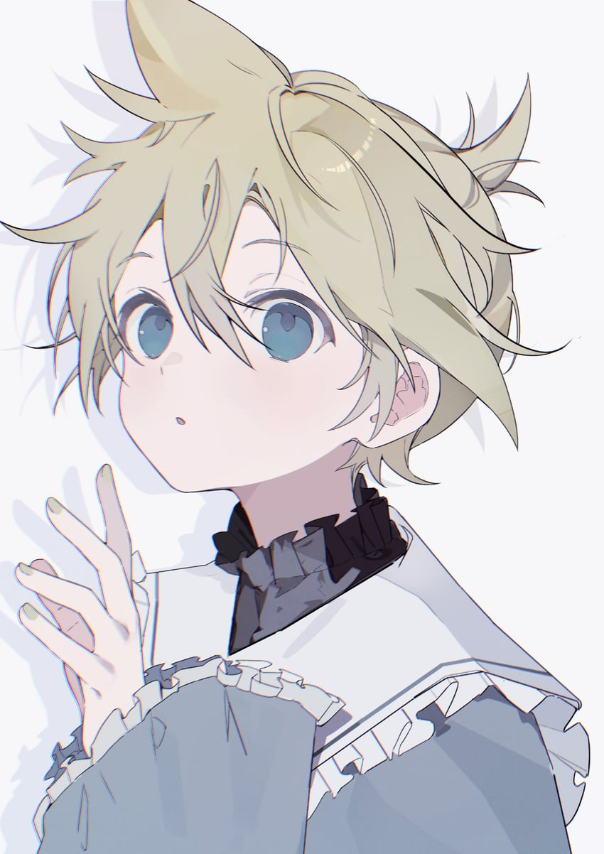 kagamine len and 25-ji len (vocaloid and 1 more) drawn by geometry682