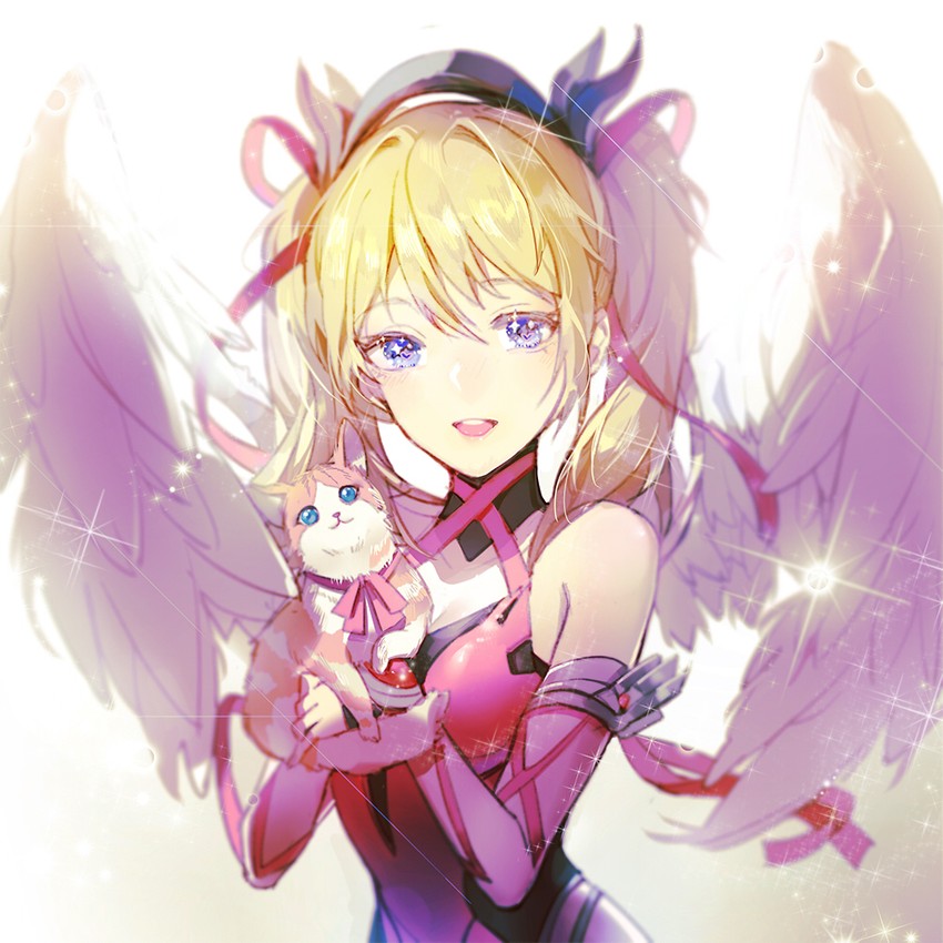 mercy and pink mercy (overwatch and 1 more) drawn by road_233