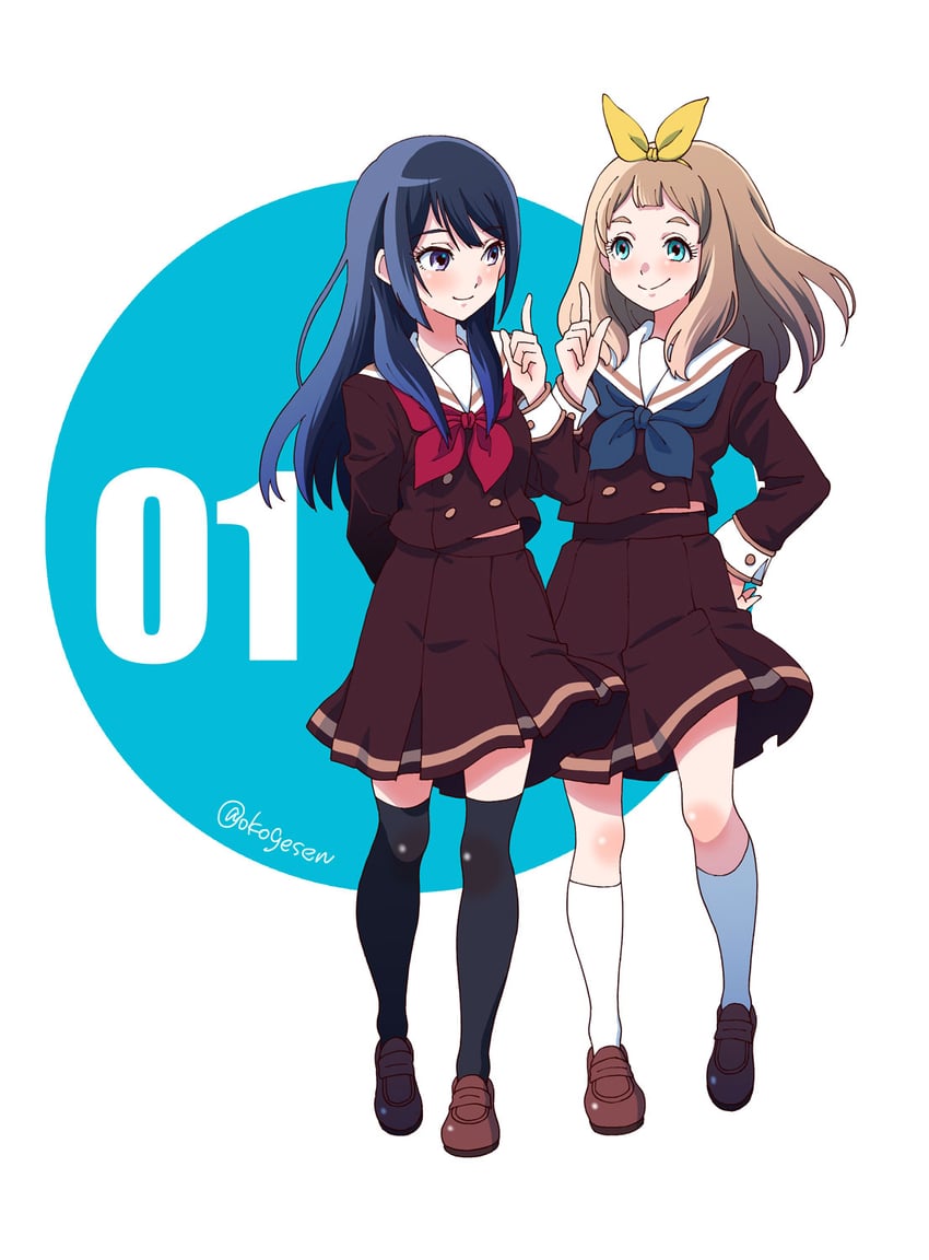 kousaka reina and yoshikawa yuuko (hibike! euphonium) drawn by kotomozou