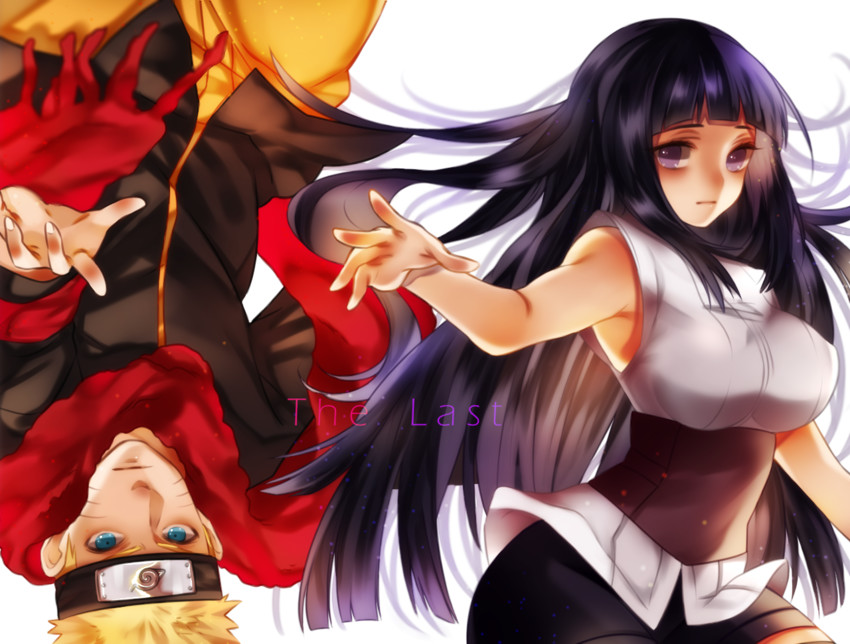 uzumaki naruto and hyuuga hinata (naruto and 1 more) drawn by liechi