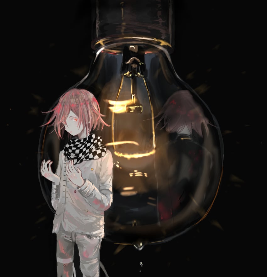 oma kokichi (danganronpa and 1 more) drawn by rowa_(maro_kyrw)