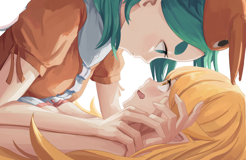 oshino shinobu and ononoki yotsugi (monogatari and 2 more) drawn by nemo_ringo