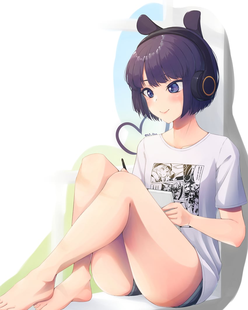 ninomae ina'nis (hololive and 1 more) drawn by rein_akane