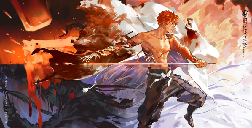 artoria pendragon, emiya shirou, artoria caster, and senji muramasa (fate and 1 more) drawn by kalak_39