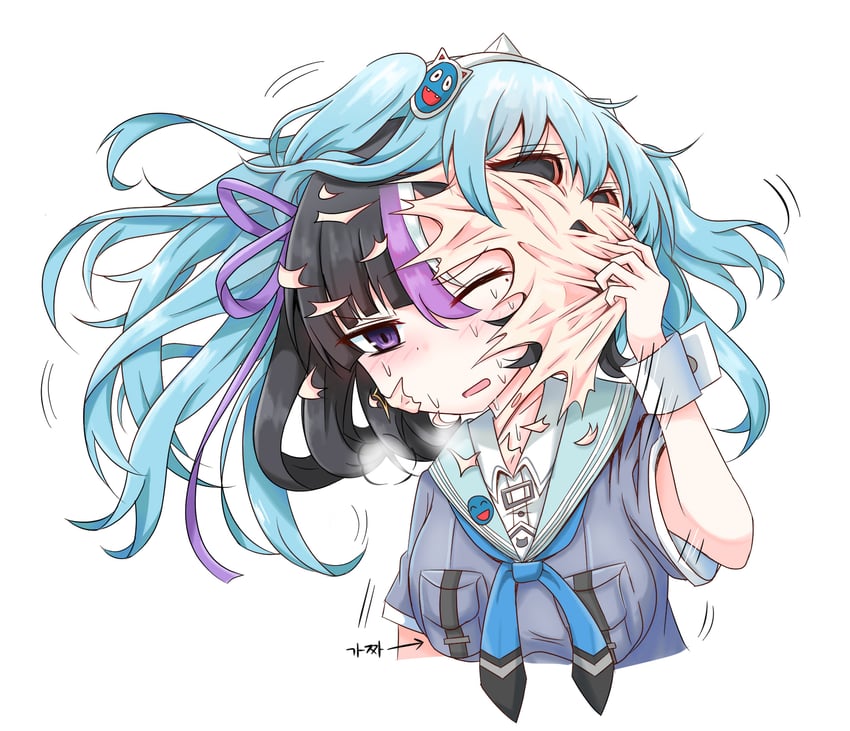 syuen and shifty (goddess of victory: nikke) drawn by cyberdemon_no3