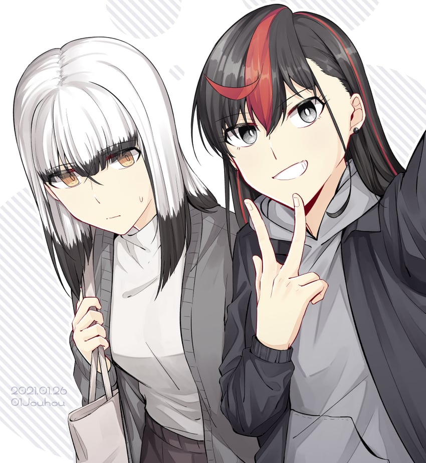 satsuki yomi and inago akira (toji no miko) drawn by jouhou