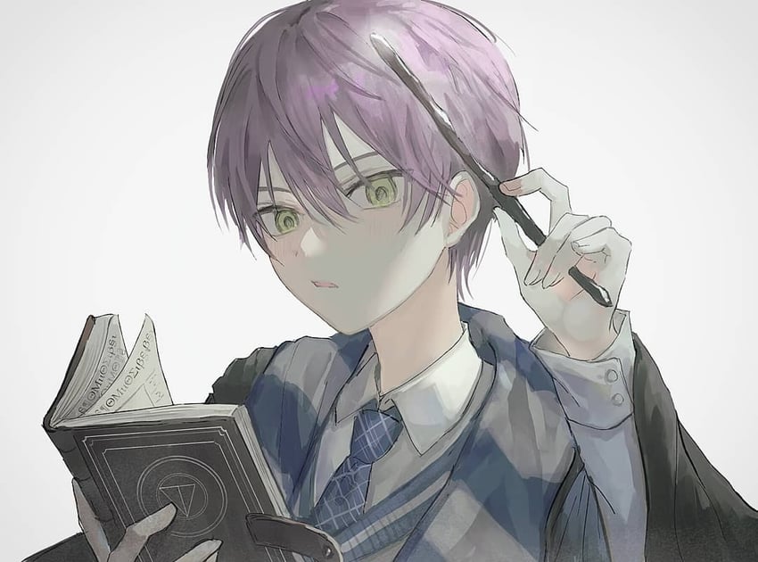 kenmochi touya (nijisanji and 2 more) drawn by kumagai_yuka