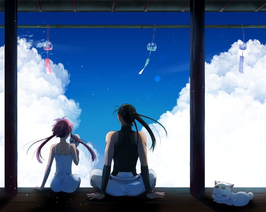 mizunashi akari, aria pokoteng, and izumo akatsuki (aria) drawn by kagura_(anomalo-anima)
