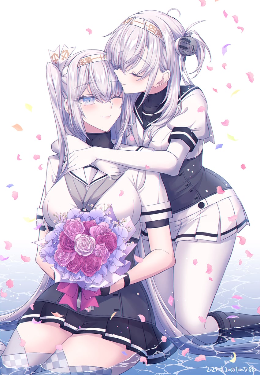 suzutsuki and fuyutsuki (kantai collection) drawn by kabocha_torute