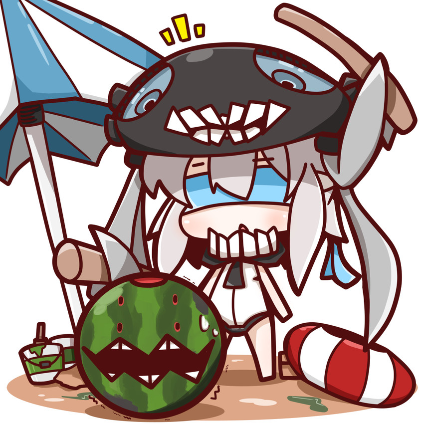 wo-class aircraft carrier and escort fortress (kantai collection) drawn by nuu_(nu-nyu)