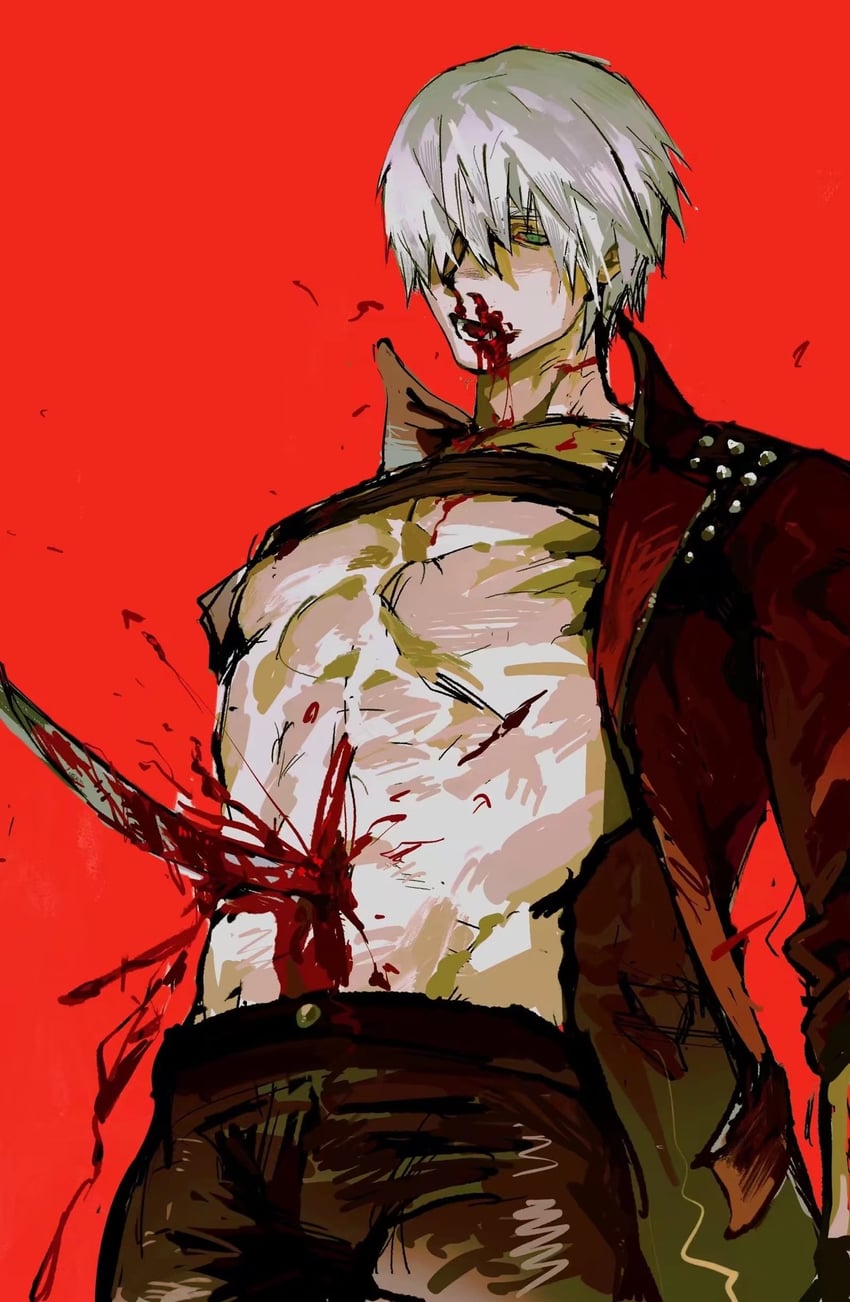 dante (devil may cry and 1 more) drawn by orr2kln3tjteydj