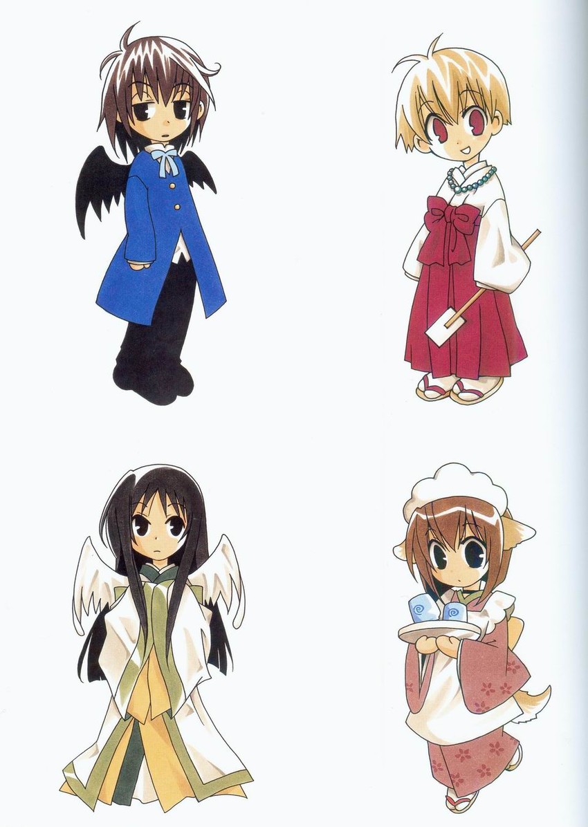 haruka, youko, ichinomiya kantarou, and sugino (tactics) drawn by kinoshita_sakura