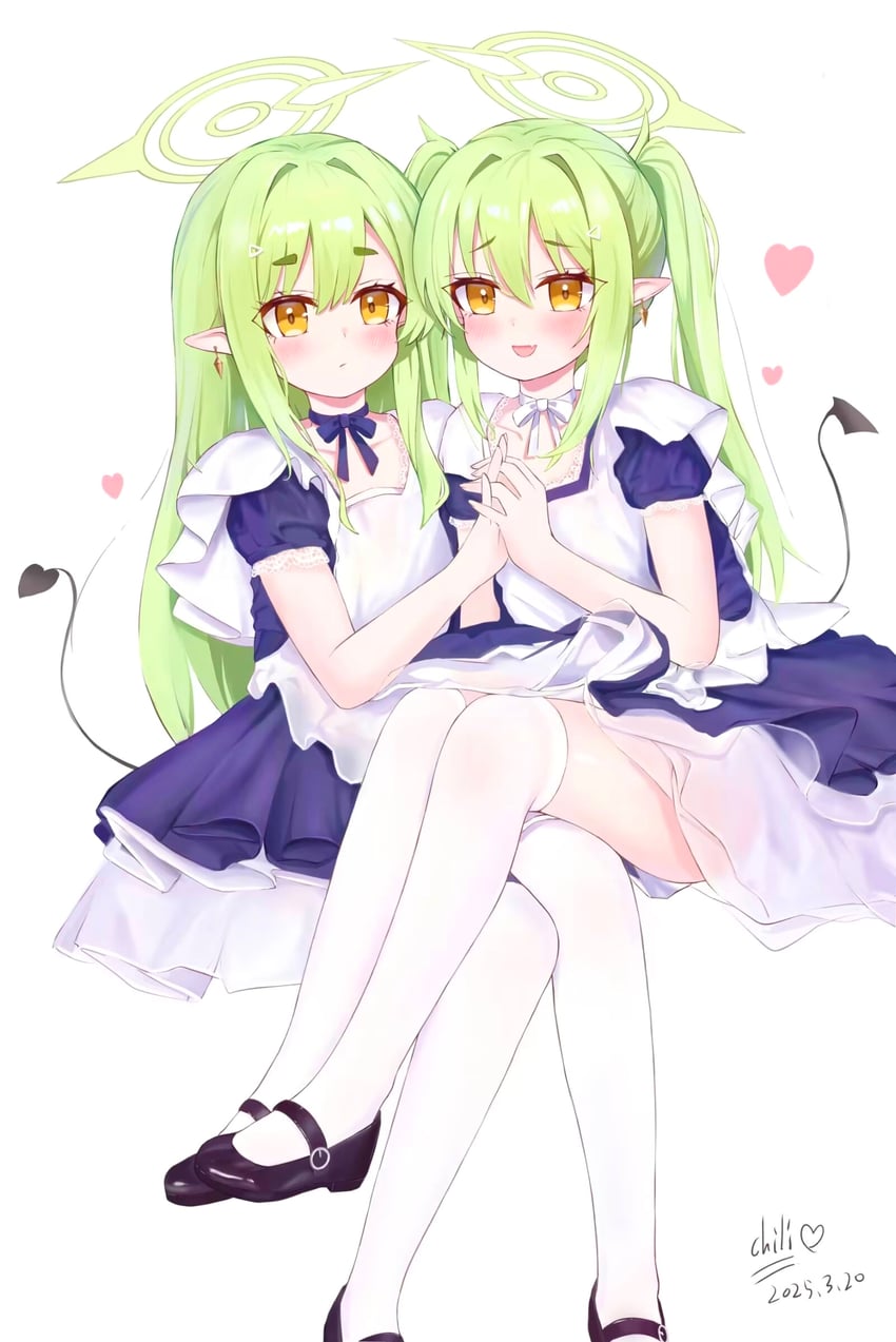 hikari and nozomi (blue archive) drawn by sichuan_luo_li
