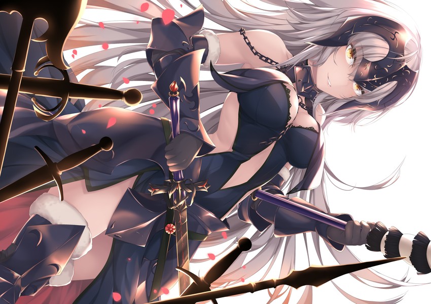 jeanne d'arc alter (fate and 1 more) drawn by kana616