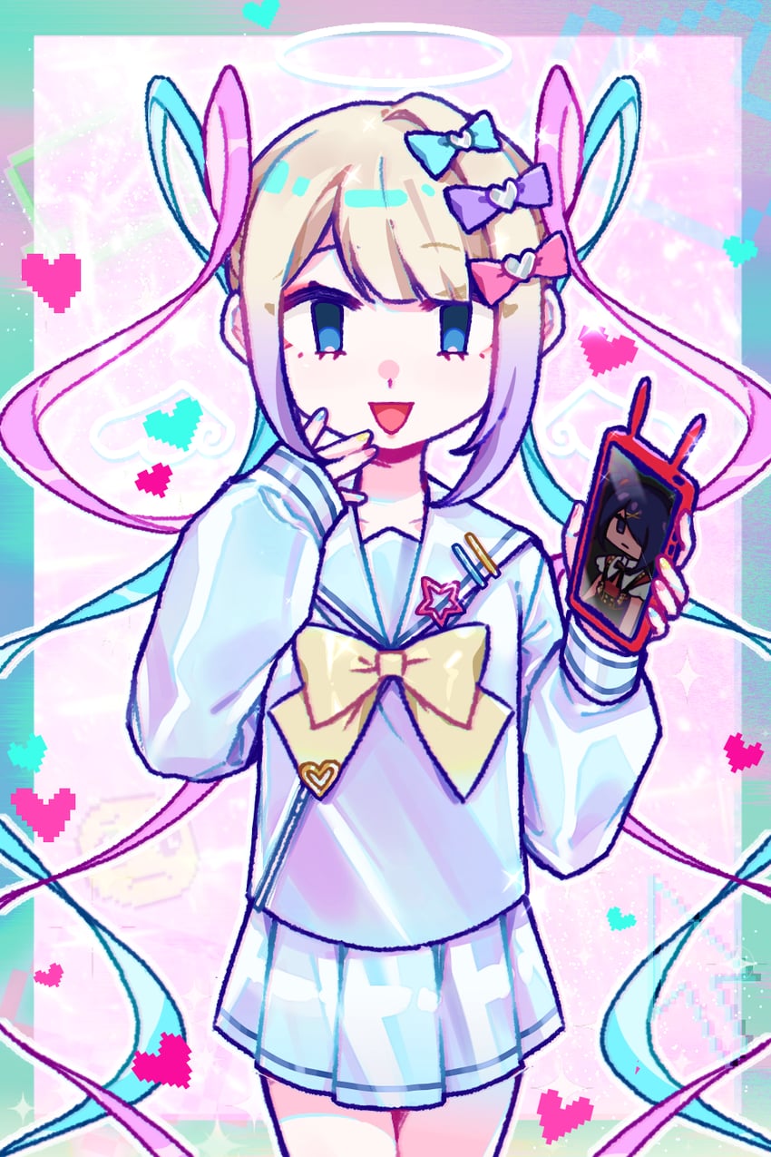 chouzetsusaikawa tenshi-chan and ame-chan (needy girl overdose) drawn by da_zhu_tizi
