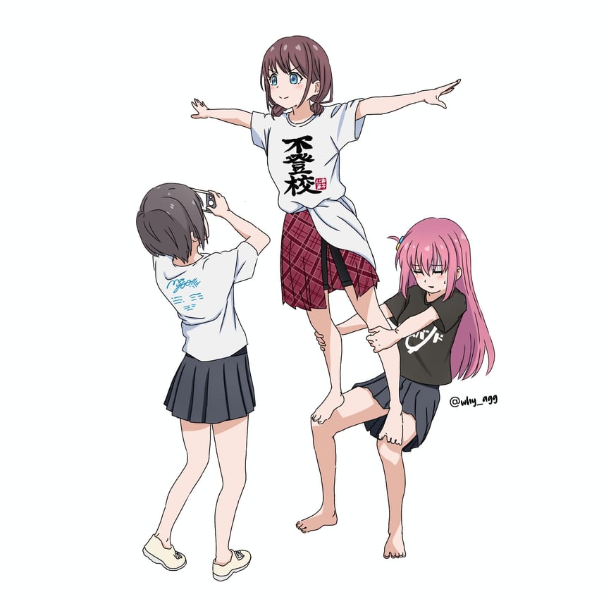 gotoh hitori, iseri nina, and takamatsu tomori (bang dream! and 3 more) drawn by a_whydc