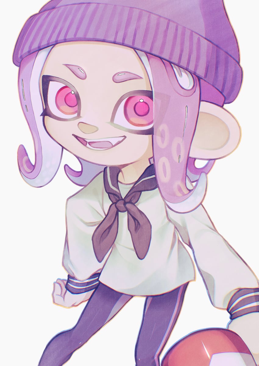 octoling player character and octoling girl (splatoon) drawn by nupi_(nu_55)