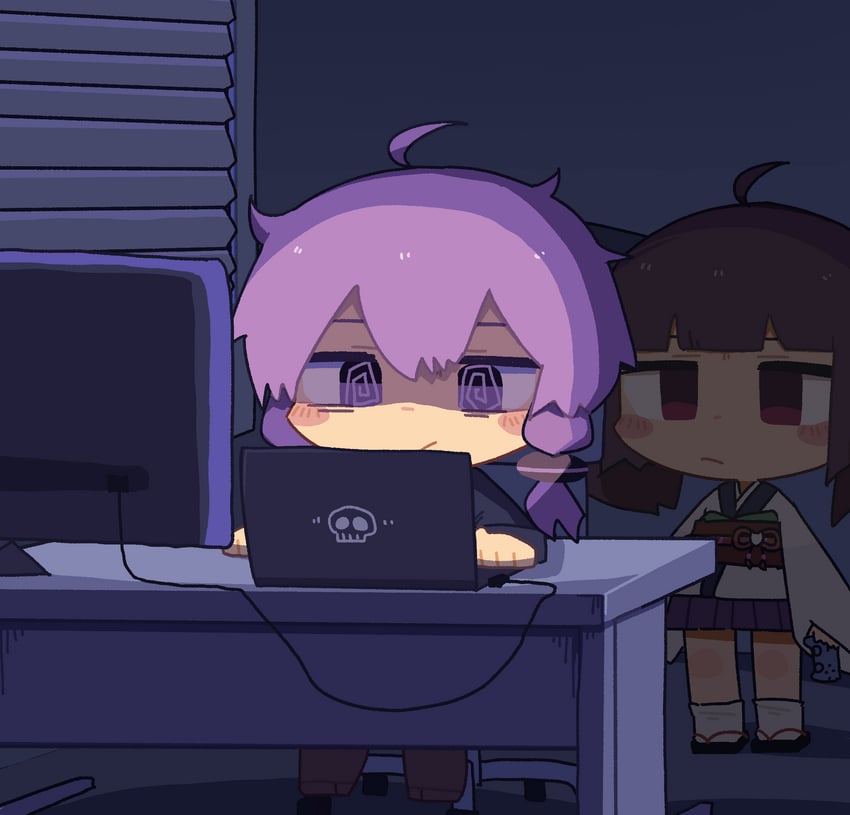 yuzuki yukari and touhoku kiritan (vocaloid and 1 more) drawn by konohoshi