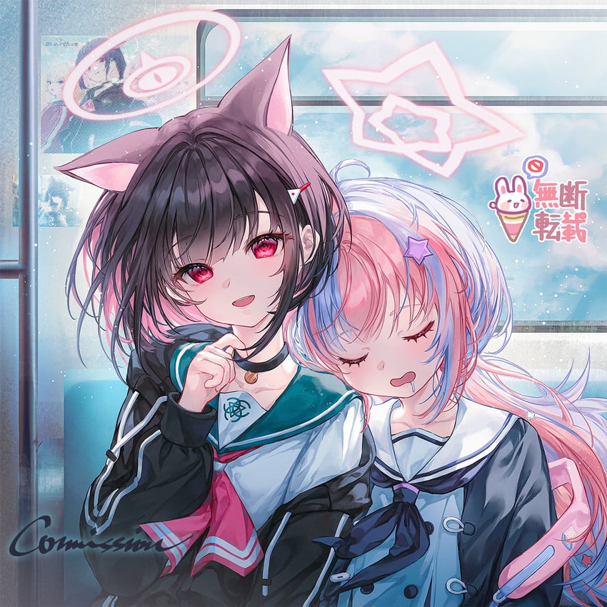 kazusa, yoshimi, and reisa (original and 1 more) drawn by ichitata