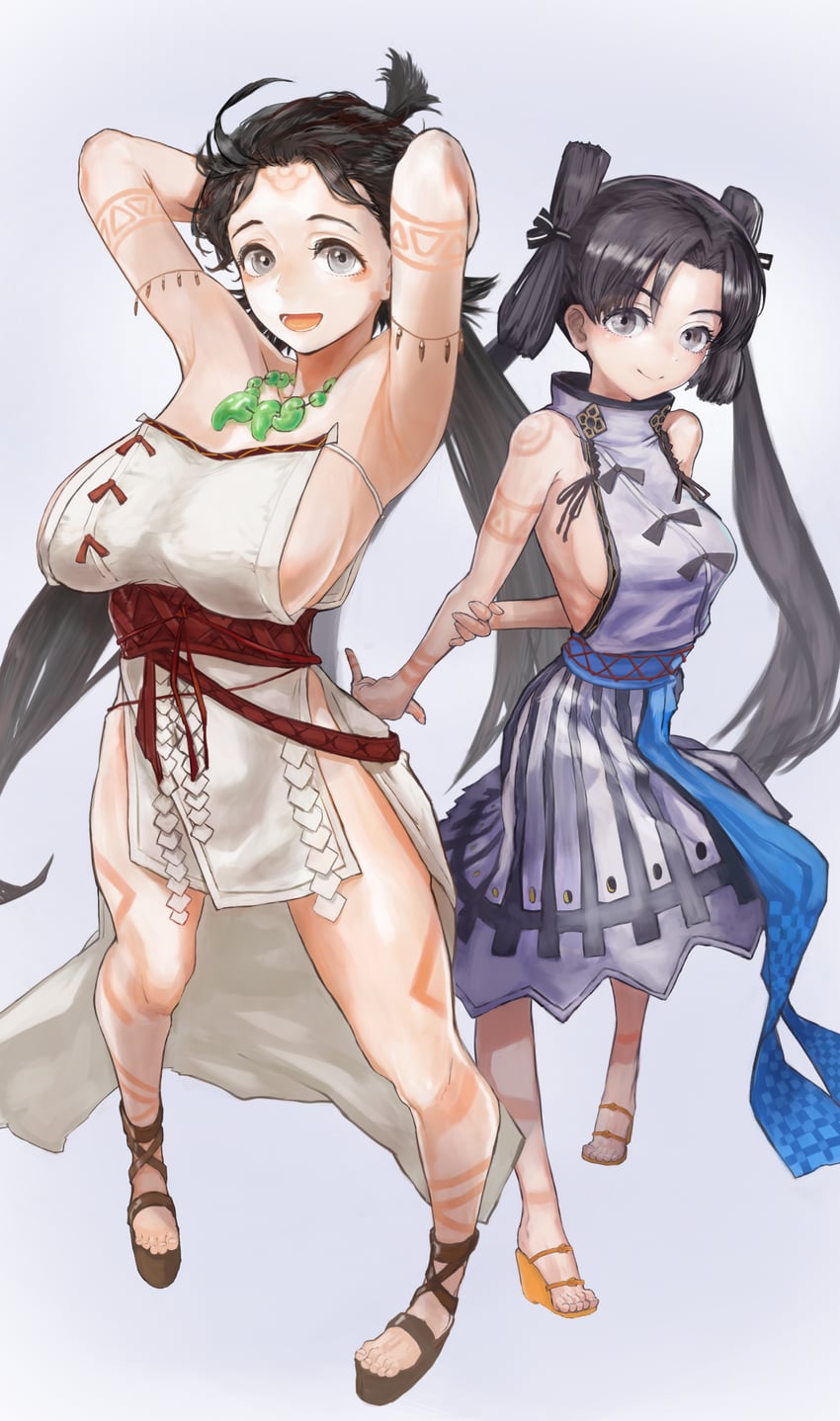 himiko and iyo (fate and 1 more) drawn by kana_hebi7