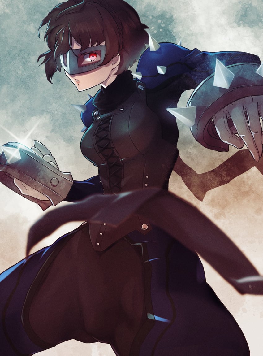 niijima makoto and queen (persona and 1 more) drawn by yuenibushi
