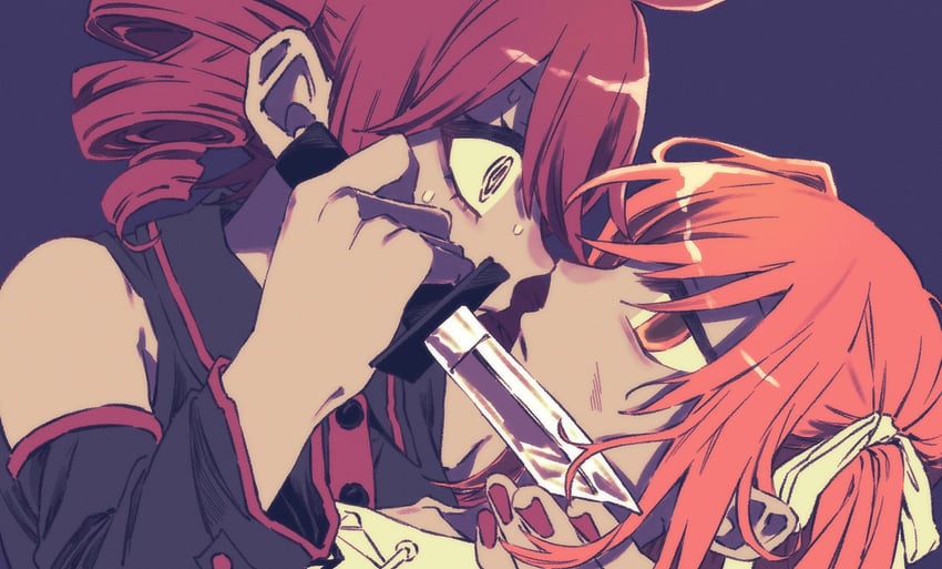 kasane teto and adachi rei (utau and 1 more) drawn by tere_douga