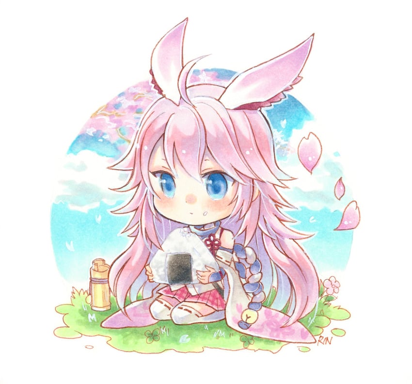 yae sakura (honkai and 1 more) drawn by rra13l