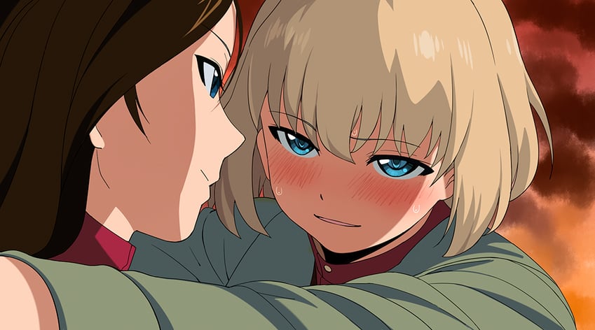 katyusha and nonna (girls und panzer and 1 more) drawn by a1_(initial-g)