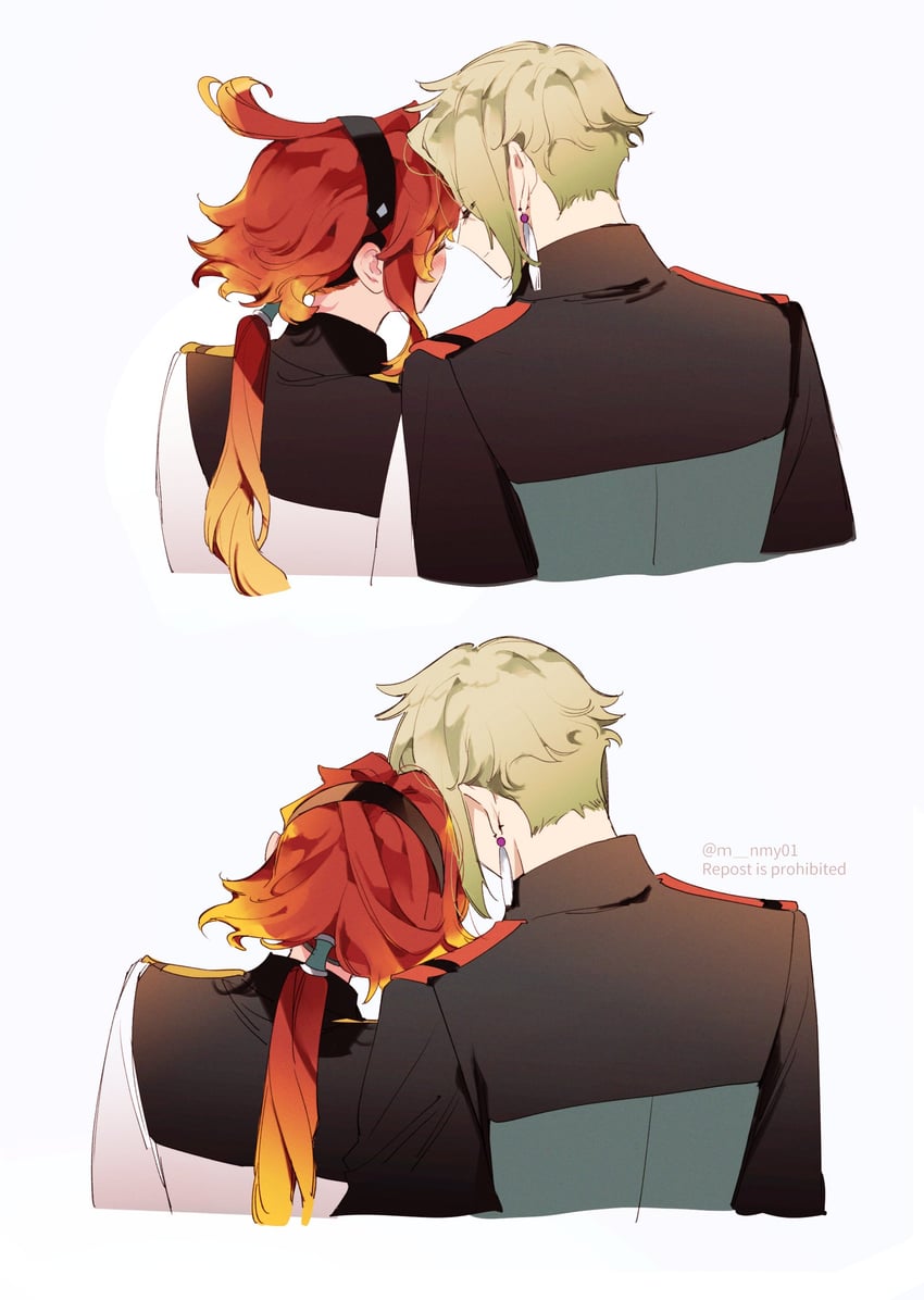 suletta mercury and elan ceres (gundam and 1 more) drawn by hinamori_(m_nmy01)