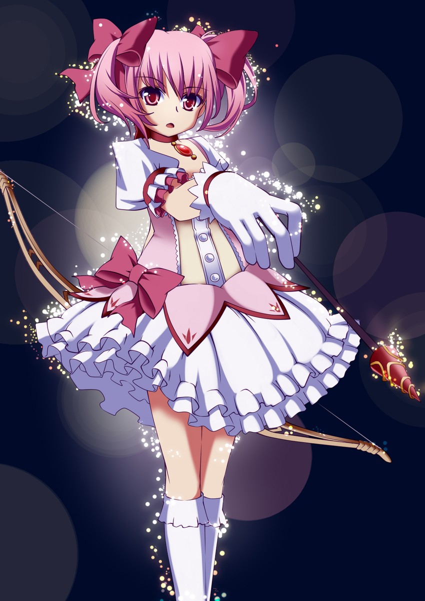 kaname madoka (mahou shoujo madoka magica) drawn by juuya_(kisaragi18)