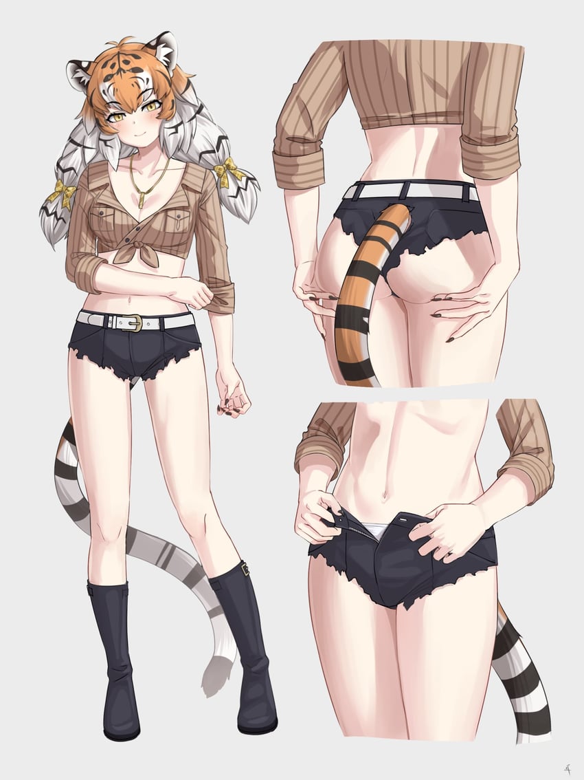 siberian tiger (kemono friends) drawn by deku_suke