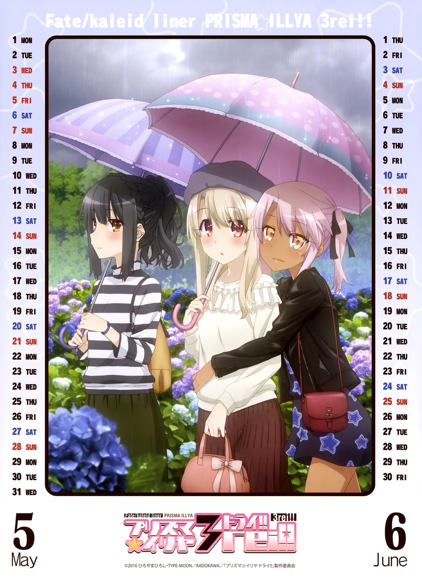 illyasviel von einzbern, chloe von einzbern, and miyu edelfelt (fate and 2 more)