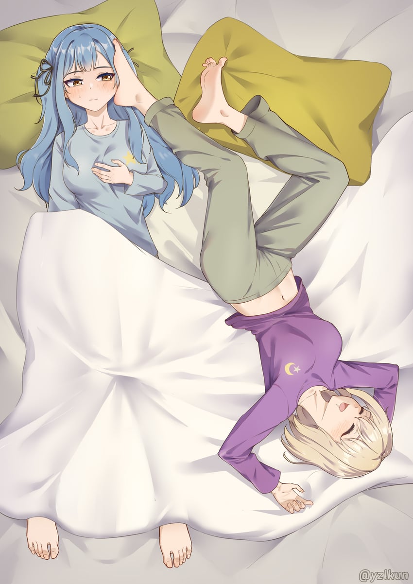 togawa sakiko and misumi uika (bang dream! and 1 more) drawn by yzlkun