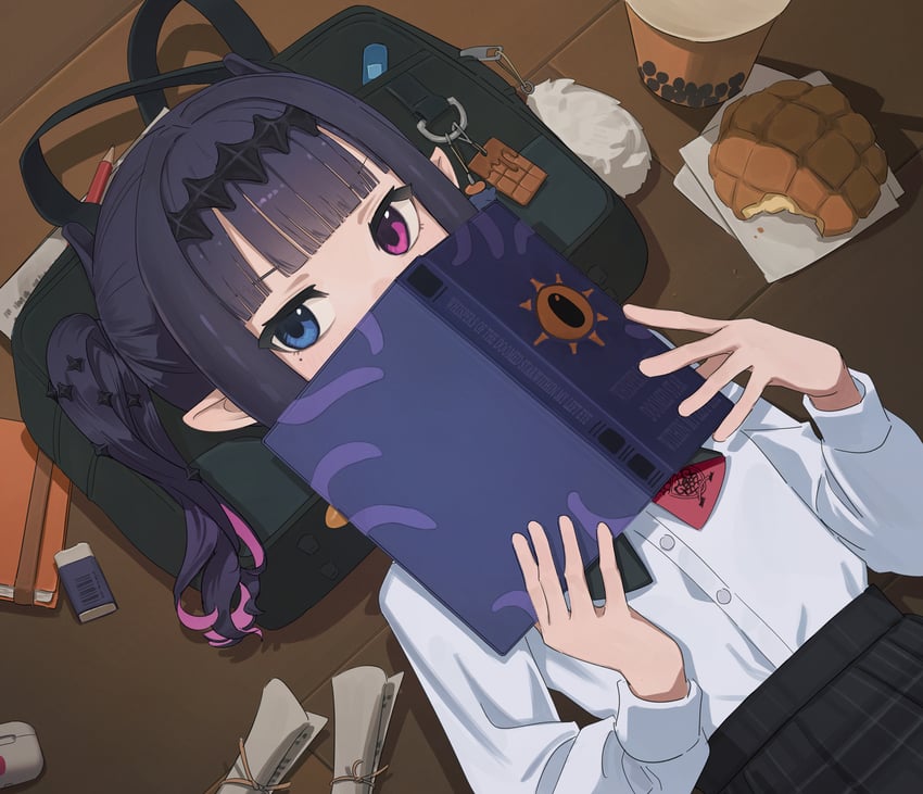 ninomae ina'nis and ao-chan (hololive and 1 more) drawn by dotr_art