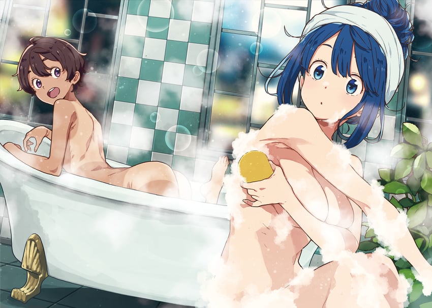 yanami anna and yakishio lemon (make heroine ga oo sugiru!) drawn by imigimuru