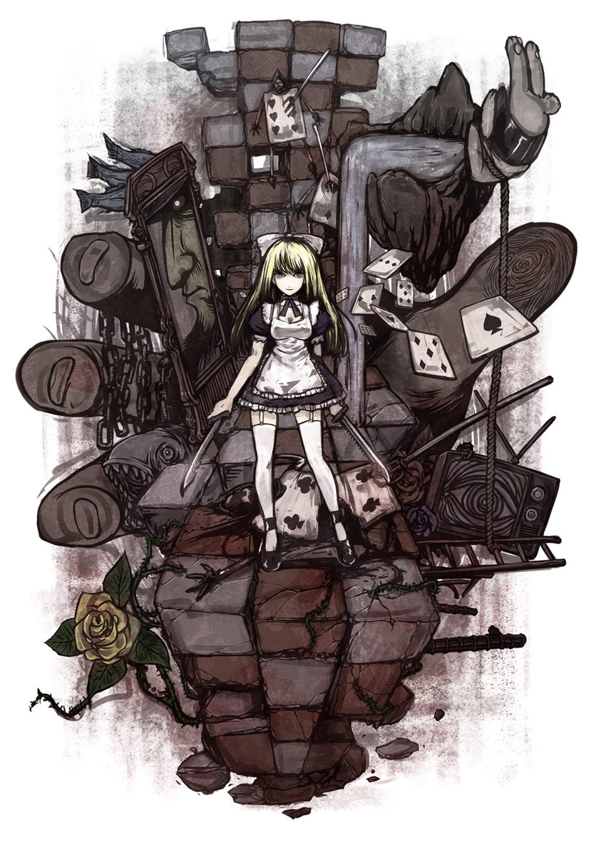 alice (alice's adventures in wonderland) drawn by mk_(mod0)