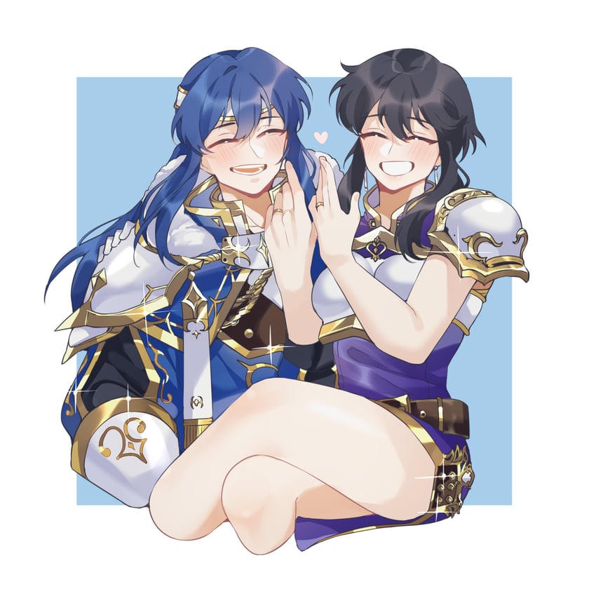 seliph and larcei (fire emblem and 1 more) drawn by inkanii